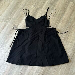 Moon River midi/mini dress black XS true to size
